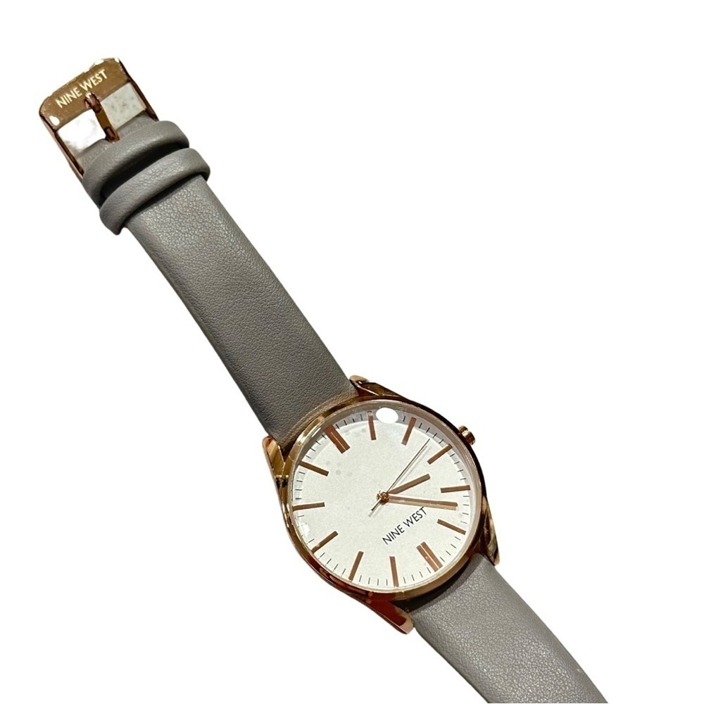 Nine West grey and gold watch